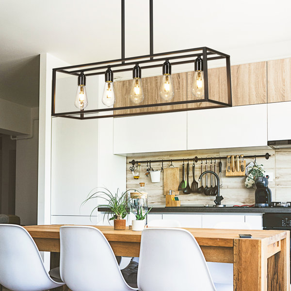 Williston Forge 5-light Kitchen Island Linear Pendant | Wayfair.co.uk